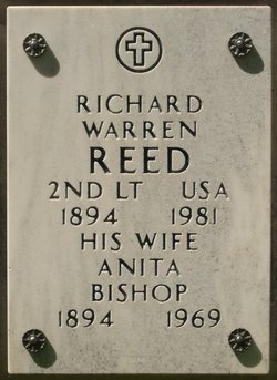Anita Bishop Reed headstone