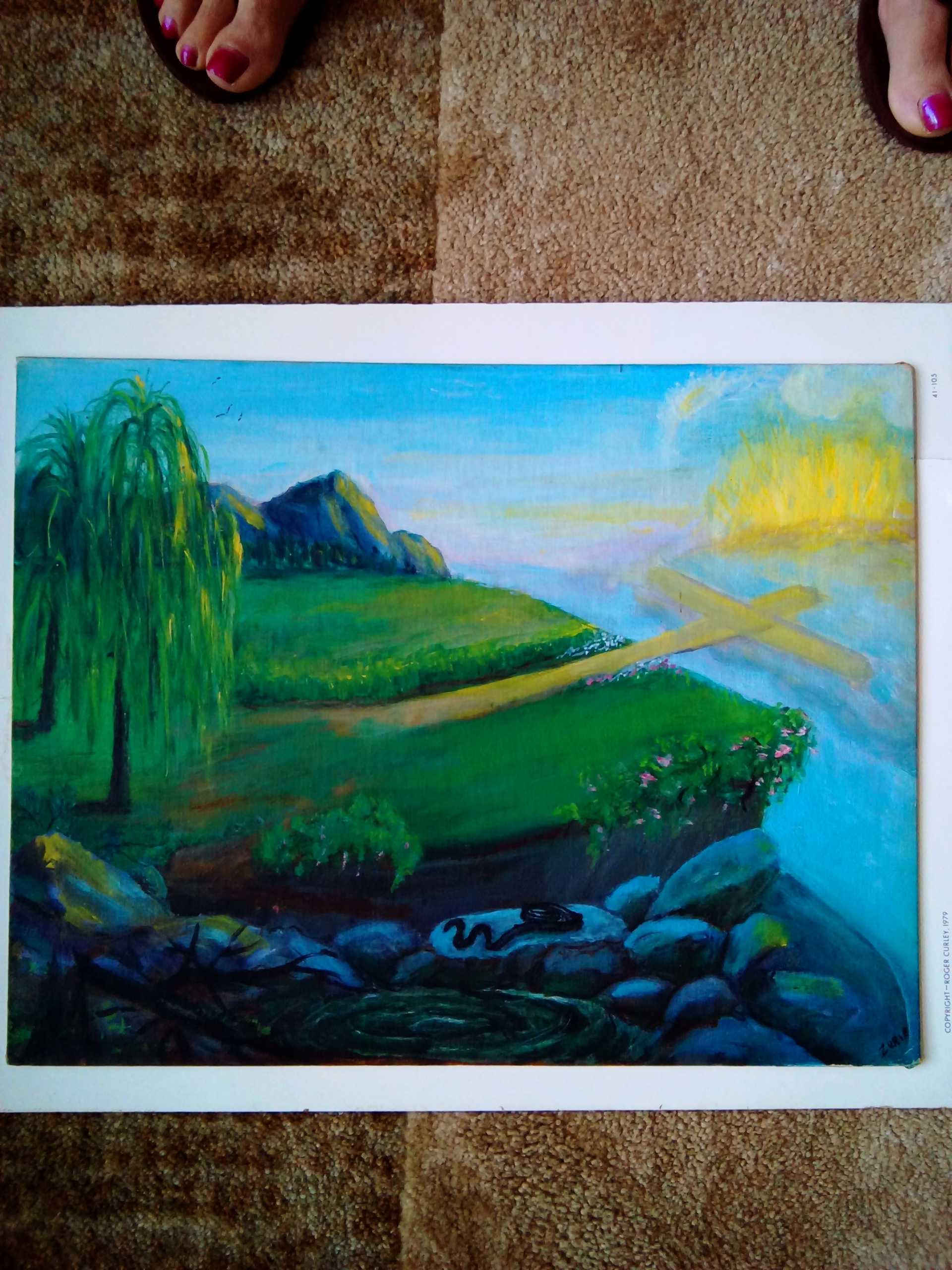 Oil Painting by Zeruah W Bishop