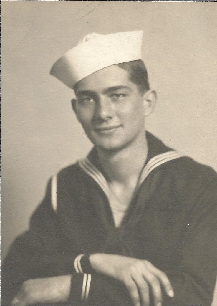Thomas W Powell 1945 He serviced aboard the destroyer_minesweeper the USS Thomas E Frazer DM24