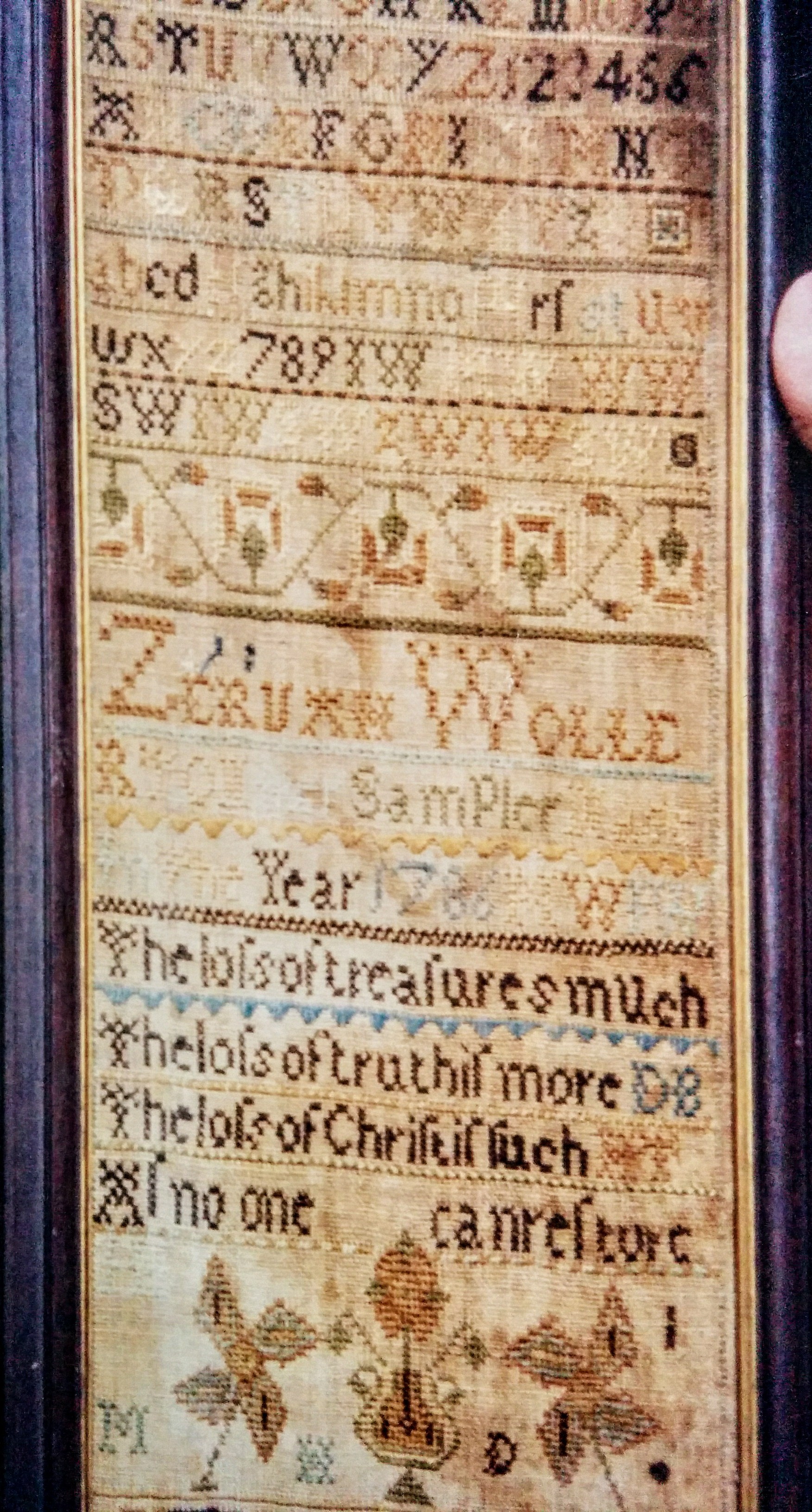 Zeruah Wollerton Sampler